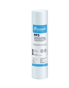 Ecosoft PP5 Water - Filter Cartridge, Spun 10"X2.5"X5Um 