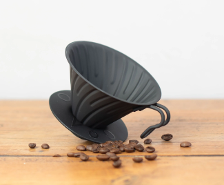 Hario V60 Metal Coffee Dripper Matt Black 02 