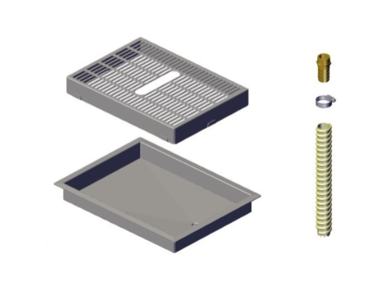 Modbar Single Drip Tray With Drain for Espresso AV