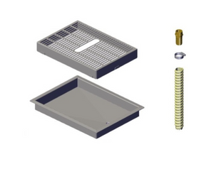 Mod Bar Systems Single Drip Tray With Drain 